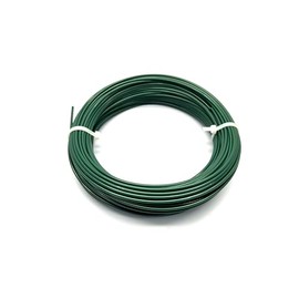 1/16" Coated to 3/32" Diameter, 7x7 Construction, Green Vinyl Coated Cable: 50, 100, 250, 500, 1000, 2500 Ft (100 ft Coil)