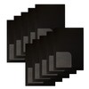 Clear Holder with Pockets (Clear File) A4, Black, Matte (No