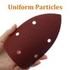 Cjueiom 50 Pcs 320 Grit Mouse Detail Sander Sandpaper, 5