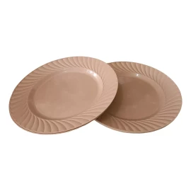 Boris 6 Platos Trinche De Platico Diámetro 26cm 650ml Cafés