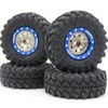 hobbysoul Heavy Adjustable Offset 1/24 Wheels and Tires, Negative Offset