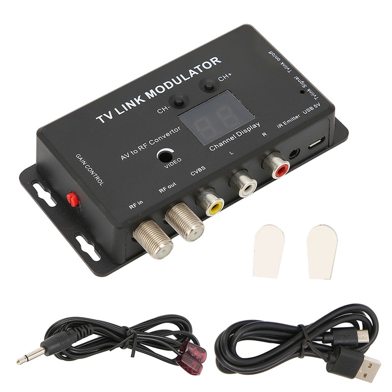 TM70RG TV Link Modulator Support PAL /NTSC Adjustable Output Gain
