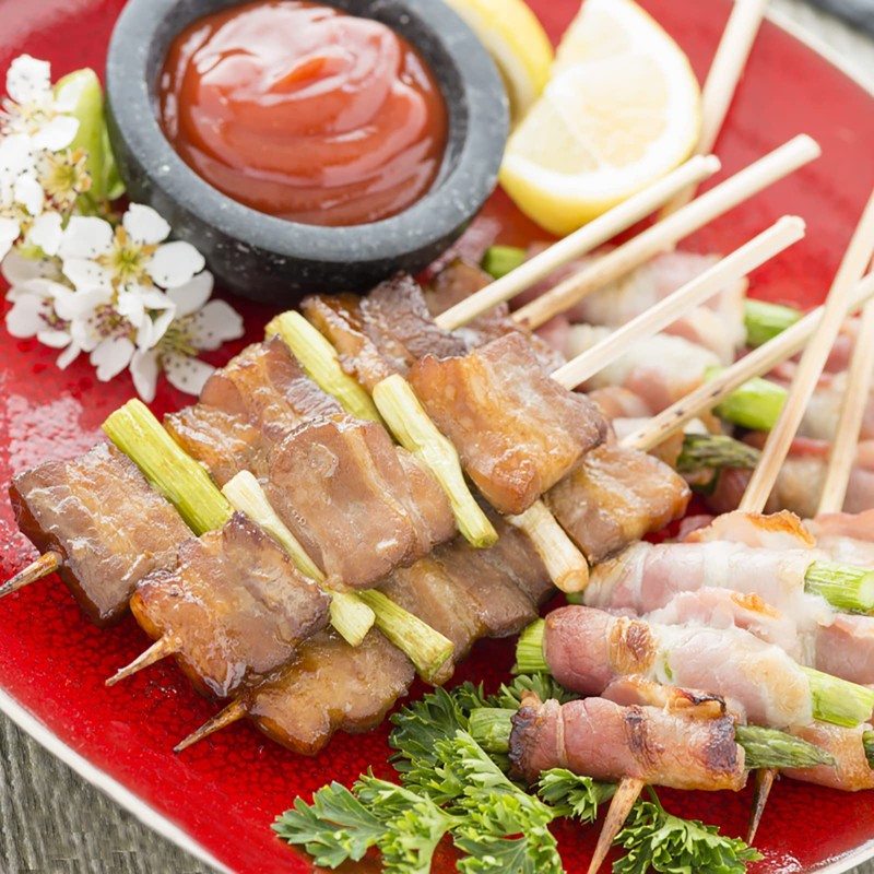 Frcctre 1000 Pack Natural Bamboo Skewers, 7 Inch 5mm Thick