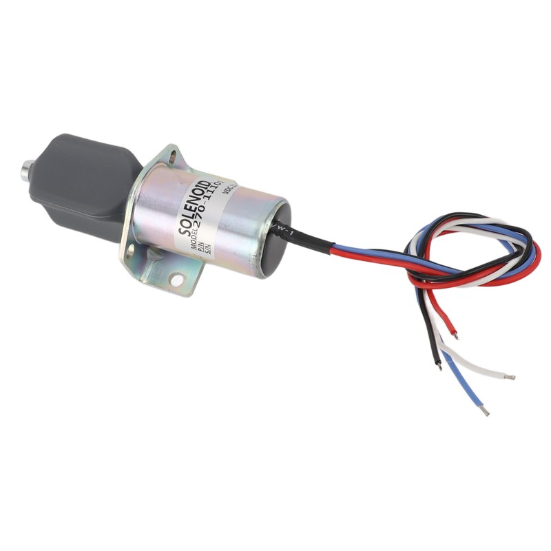 12V Electric Exhaust Solenoid High Accuracy Anti Interference 4 Wire