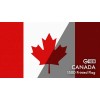 G128 2 Pack: Canada Canadian Flag 3x5 Ft Printed 150D