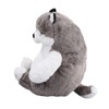 Lovely Stuffed Dog Doll Grey White Decompression Cute Dog Plush