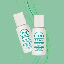 The Face Shop 더페이스샵 스밈 보습밀도 장벽 오버나이트 마스크 45ml x 2개 The Face Shop Smim Bobo Moisturizing Barrier Overnight Mask 45ml x 2 [Moisturizing Density Barrier Overnight Mask 45ml x 2]