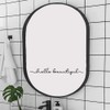 ZLKAPT Hello Beautiful Inspirational Quotes Mirror Decal 18"x2.3" Vinyl Decal…