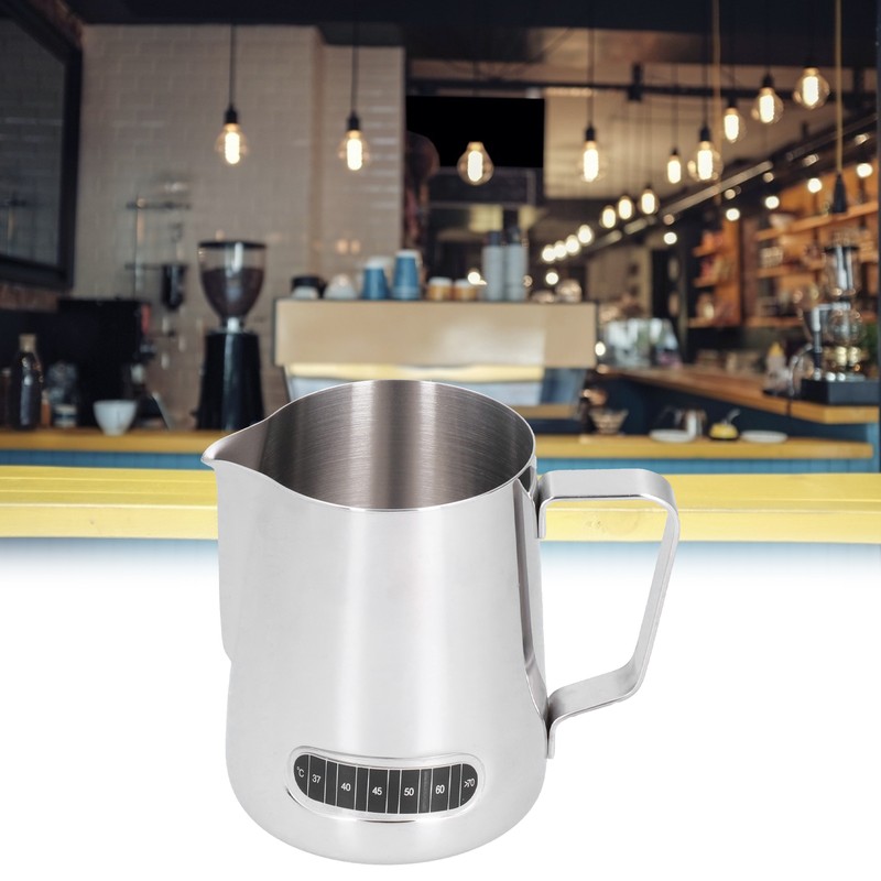 600ml Stainless Steel Frothing Cup Milk Coffee Frothing Pitcher with
