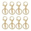 50PCS Gold Key Rings, Lobster Claw Clasps Keychain, Key Ring