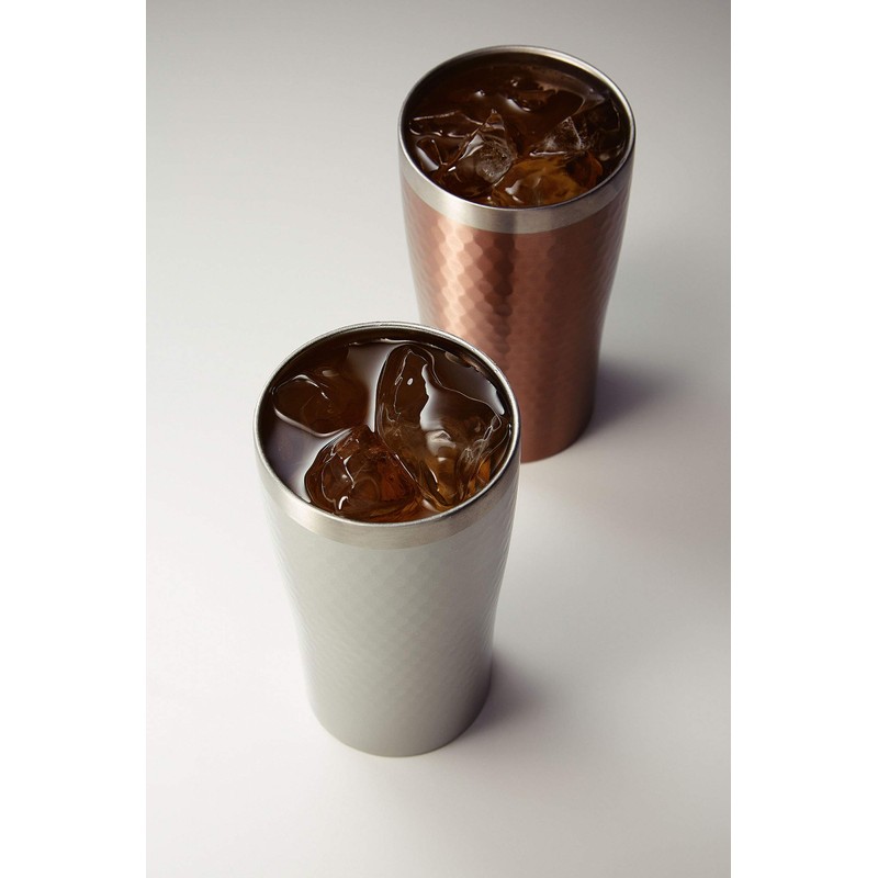 Maehata 29827 Thermo Tumbler, Pair of Silver & Bronze, Vacuum