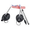 2PCS Solar Powered Garden Light Flag Lawn Stake Lamp for