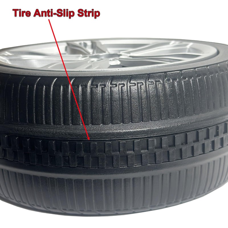LANYINDI 2 Pcs 26CM/10Inch Plastic Tire Anti-Slip Strip for Ride-On