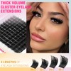 Lash Clusters Kit Volume Clutser Eyelash Extension Kit Thick Eyelash