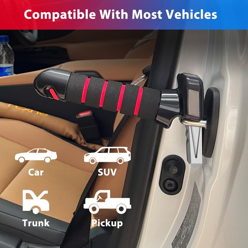 Fustarri Car Door Handle for Elderly, 3 in 1 Car