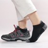 Ankle Socks for Women Black Running Socks, Cushioned Athletic Low