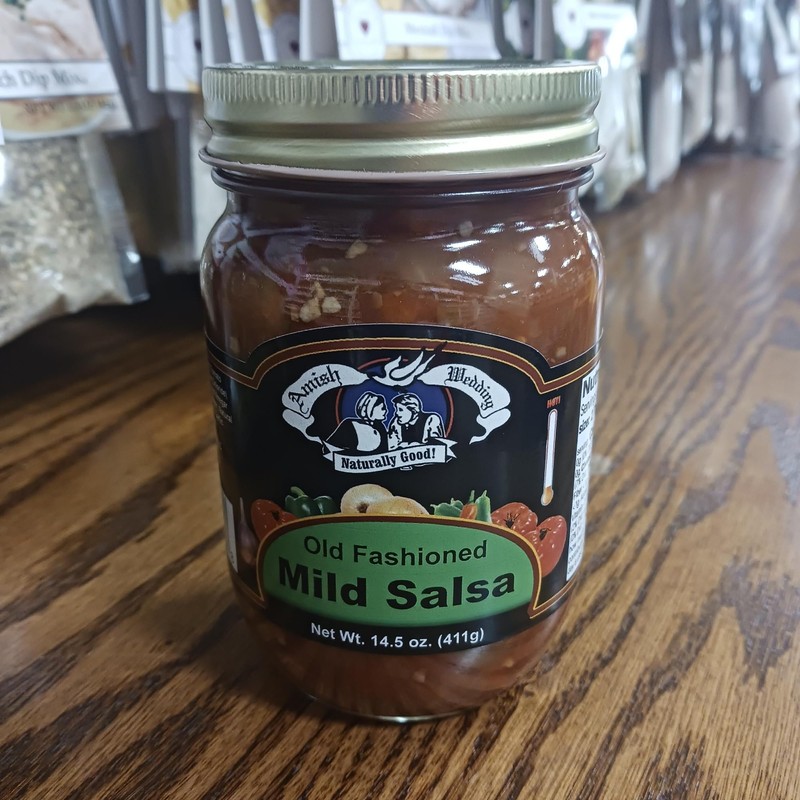 Amish Wedding Kettle Cooked Salsa, Thick and Chunky Pack of