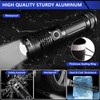 Esgofo Flashlights High Lumens 10000 Rechargeable, Super Bright Handheld LED