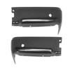 SEBLAFF 2-Pack Rear Bumper Face Bar End Caps Steel Black