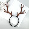 Reindeer Antlers Headband Red Elk Deer Horn Headband Reindeer Cosplay