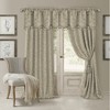 Elrene Home Fashions Mia Jacquard Scroll Blackout Window Curtain, 52"