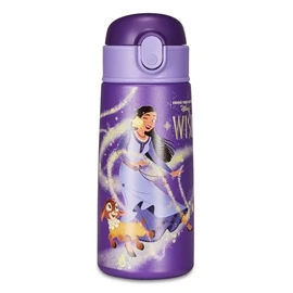 SEVEN WISH Thermos Flask - for Children with Straw 460 ml BPA Free - Nursery, Elementary School - Stainless Steel, Temperature Resistant up to 24 Hours