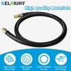2025 Upgraded 1/2" HVAC Vacuum Hose Evacuation Kit，Valve Core Removal