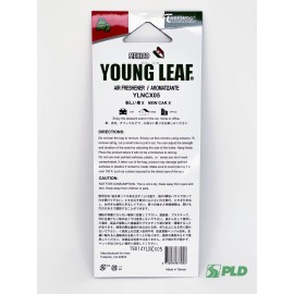 Treefrog Young Leaf Mexico Flag Car Air Freshener, New Car Scent