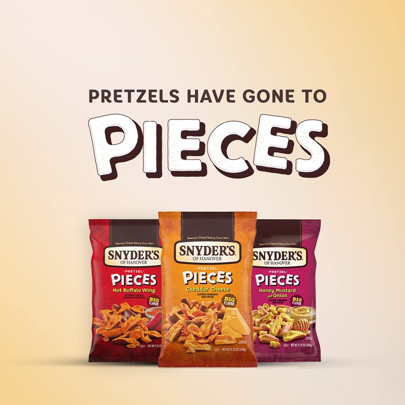 Snyder's of Hanover Pretzel Pieces, Hot Buffalo Wing, 11.25 Oz