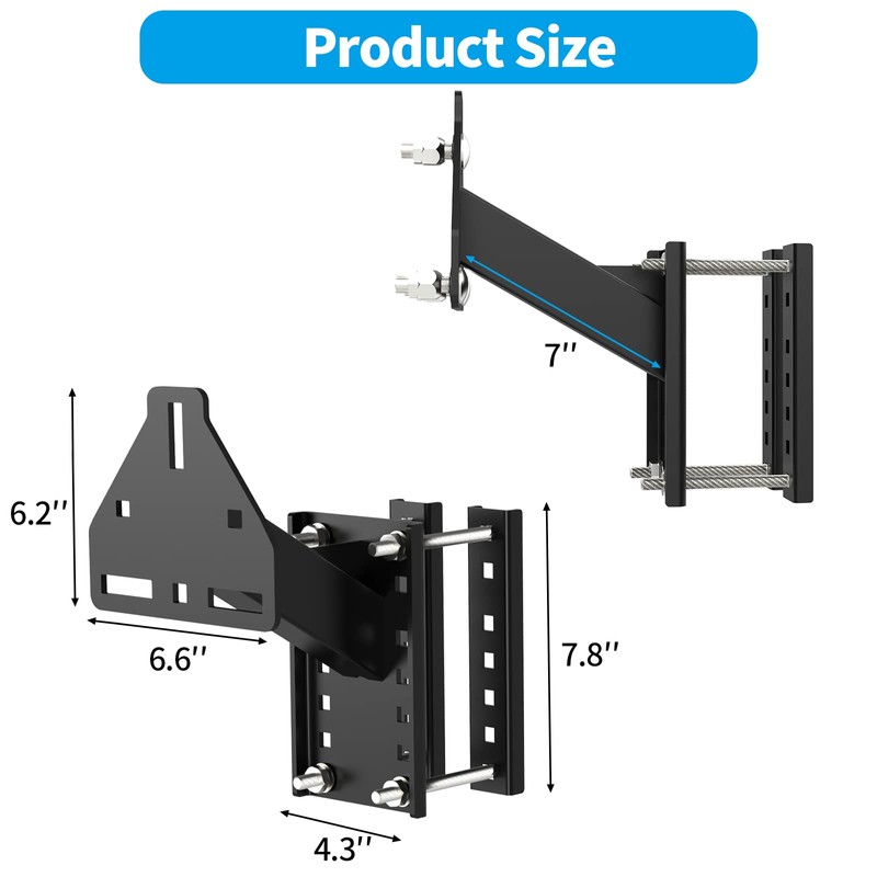Spare Tire Mount for Utility Trailer, Boat Accessories Trailer Spare