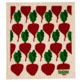 RetroKitchen Swedish Dish Sponge Cloth - Beetroot