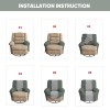 Lavishcover Lazy Boy Recliner Cover Stretch Recliner Slipcover Couch Cover