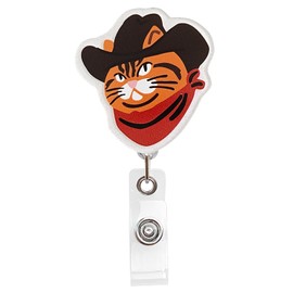 Funny Badge Reel, Work Badge Clip Retractable Clip for Paramedic Teacher Nurse Badge Accessories, Cat