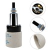 Zreneyfex E26 Universal Ceramic Light Socket with Rotary Switch 250V