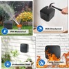 NineLeaf Black Waterproof Junction Box, IP66 Outdoor Electrical Enclosure, Small