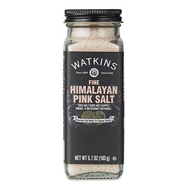 Watkins Fine Himalayan Pink Salt, Non-GMO, Kosher, 5.7 Ounce, 1-Pack