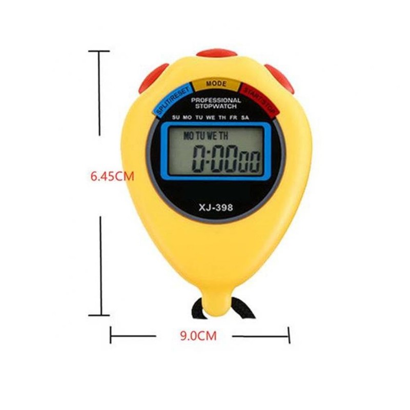 Stopwatch Multi- Function Electronic Digital Stopwatch Timer Portable Training Stopwatches