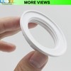 LRMYS LRMYS E27 Lamp Shades Reducer Washer, Plastic Lamp Ring