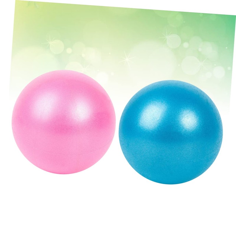 KOMBIUDA Ball 2pcs 25cm PVC Pilates Yoga Ball Explosion-Proof High