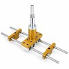 Door Lock Mortise Jig Kit with X Cutters – Adjustable