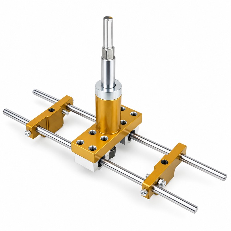 Door Lock Mortise Jig Kit with X Cutters – Adjustable