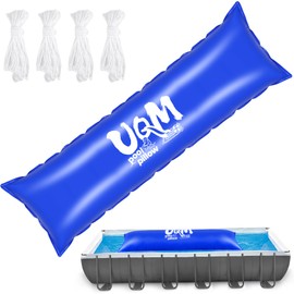 UQM Pool Pillow for Above Ground Pools, 4x15 Ft Cold-Resistant Pool Pillow for Closing Winter, 0.4mm Thicked Winter Pool Pillows Pool Closing Kit Winterizing Kit for Above Ground （4x20ft Rope）