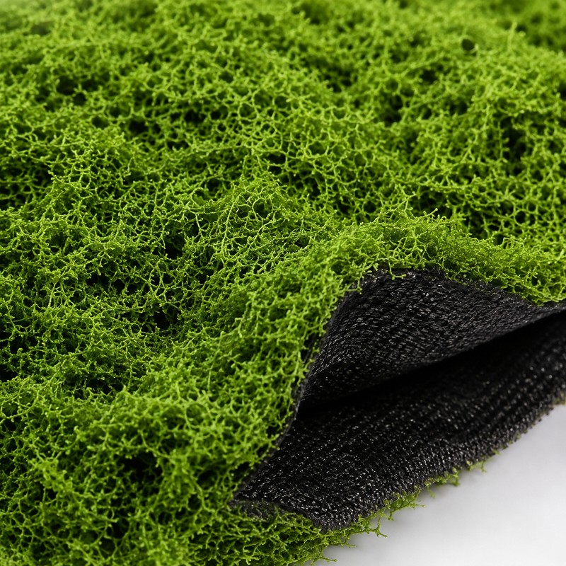 36ft Artificial Moss for DIY Crafts – Realistic Green Polyester