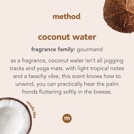 Method Foaming Hand Wash, Coconut Water, 10 Fl Oz (Pack of 1)
