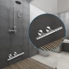 Sanliv Chrome Shower Foot Rest for Shaving & Leg Care
