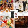 juajua Black Paper Straws, 197 x 6mm Biodegradable Paper Straws,600