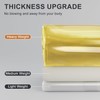 AmazerBath Yellow Shower Curtain Liner Heavy Duty, 100% EVA Clear