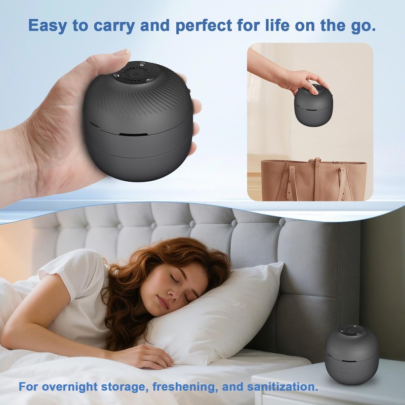 All-in-One Denture & Retainer Case with Soaking, Freshening, Sanitization and