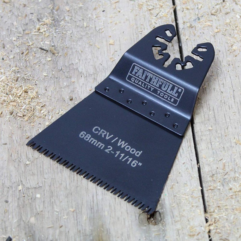 Faithfull Multi Tool Blade Set 12 Piece Wood + Metal