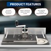 Elestoria Aluminum Router Table Insert Plate | Router Flip Plate